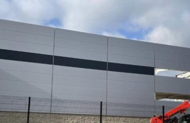 Insulated trapezoidal & Architectural Panels, project in Kildare